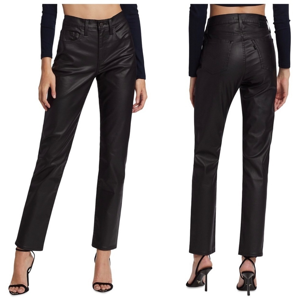 Nwt Levi's 724 High-Rise Coated Straight Jeans Size 31